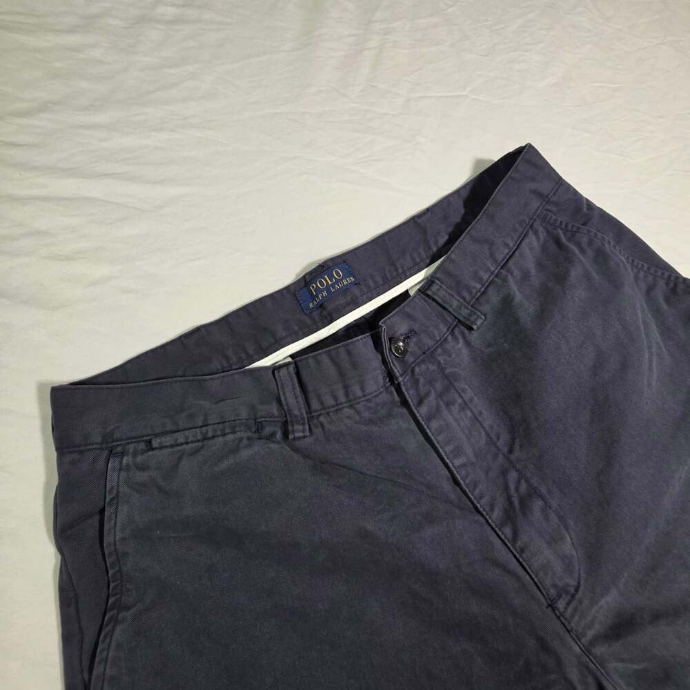 Polo Ralph Lauren Chino Shorts Size 34 Navy Blue Cotton